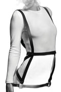 Robe Harnais Marron Maze – Séduction & Élégance - 2