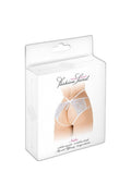 Culotte Ouverte Nadia Blanc - Dentelle Transparente - 2