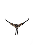 String Ouvert Danuta Noir - Séduction Garantie - 1