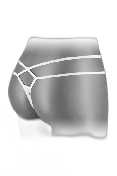 String Ouvert Mylène Blanc - Séduction & Audace - 3 | Voyage Sensuel