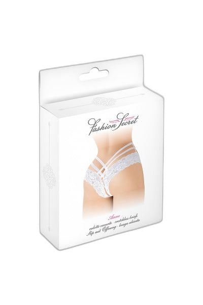 Tanga Ouvert Anne Blanc - Séduction & Liberté