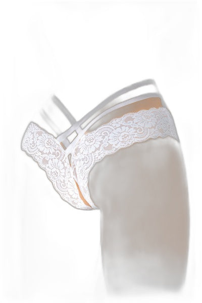 Tanga Ouvert Anne Blanc - Séduction & Liberté - 3