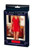 Robe Rouge Sexy Dernier Tango - Résille Transparente - 2