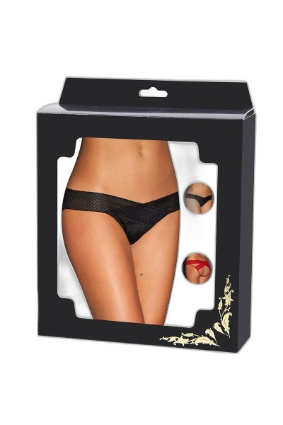 Culotte ouverte noire Paris Hollywood : séduction coquine