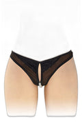 String Ouvert Sophie Perles – Séduction Noire - 1