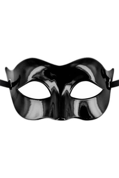 Masque Solomon - Loup Noir Laqué Séduction - 1 | Voyage Sensuel