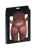 Tanga Bordeaux Dentelle Paris Hollywood - Séduction Assurée - 3