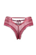 Tanga Bordeaux Dentelle Paris Hollywood - Séduction Assurée - 4