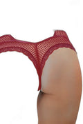Tanga Bordeaux Dentelle Paris Hollywood - Séduction Assurée - 5