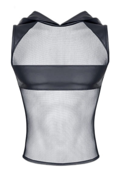 T-shirt Wetlook & Mesh Regnes — Séduction Épurée - 4 | Voyage Sensuel