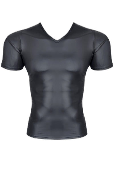 T-shirt Wetlook Noir Regnes - Séduction Moulante