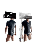 T-shirt Wetlook Noir Regnes - Séduction Moulante - 3