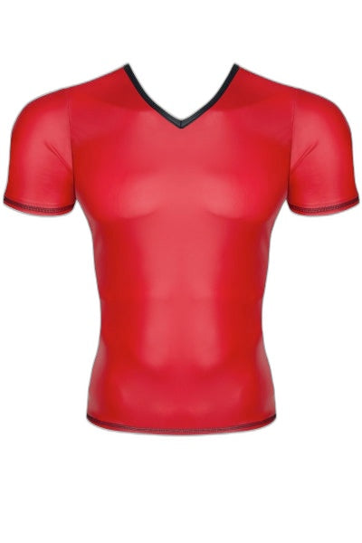 T-shirt Wetlook Rouge Regnes — Séduction Masculine - 2