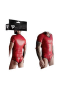 T-shirt Wetlook Rouge Regnes — Séduction Masculine - 3