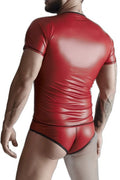 T-shirt Wetlook Rouge Regnes — Séduction Masculine - 5