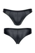Slip noir wetlook Regnes – Séduction garantie - 2