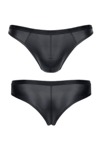 Slip noir wetlook Regnes – Séduction garantie - 2 | Voyage Sensuel