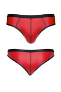 Slip Rouge Wetlook Regnes - Séduction Échancrée - 2