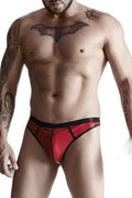 String Wetlook Rouge Regnes – Séduction Assumée - 1