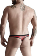 String Wetlook Rouge Regnes – Séduction Assumée - 4