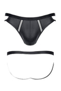 Jock Strap Noir Wetlook Regnes - Séduction Extrême - 2