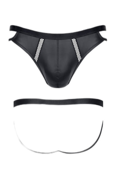 Jock Strap Noir Wetlook Regnes - Séduction Extrême - 2