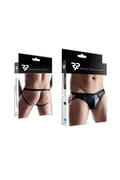 Jock Strap Noir Wetlook Regnes - Séduction Extrême - 3