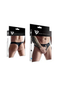 String noir wetlook et mesh Regnes - Séduction absolue - 3