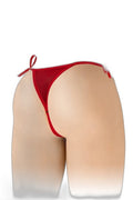 String rouge ouvert à nouer Stella - Séduction garantie - 3
