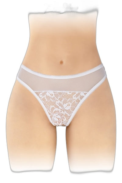 Tanga Blanc Ouvert Ava – Séduction Coquine