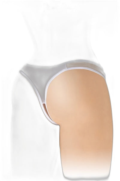 String Blanc Ouvert Victoria - Dentelle & Tulle Sexy - 3 | Voyage Sensuel