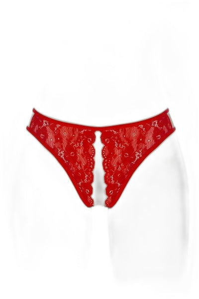 String rouge ouvert Victoria - Séduction et liberté - 1 | Voyage Sensuel