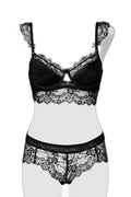 Ensemble Culotte & Balconnet Dentelle Grey Velvet - 2