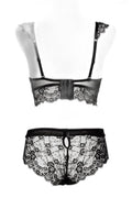 Ensemble Culotte & Balconnet Dentelle Grey Velvet - 4