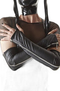 Gants longs wetlook avec fermeture éclair Regnes - 1