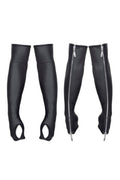 Gants longs wetlook avec fermeture éclair Regnes - 3