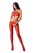 Combinaison Résille Rouge BS080 - Séduction Ultime - 1