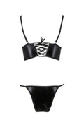 Ensemble Asuna Passion - Soutien-gorge & Culotte Dentelle Vinyle - 3