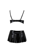 Ensemble Sexy Deby Passion - Jupe Vinyle & Soutien-Gorge - 3