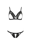 Ensemble Sexy Ouvert Diabolina - Passion Lingerie - 2