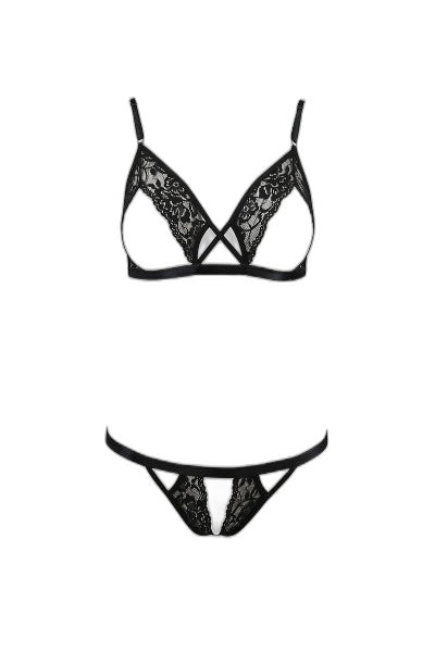 Ensemble Sexy Ouvert Diabolina - Passion Lingerie - 2 | Voyage Sensuel