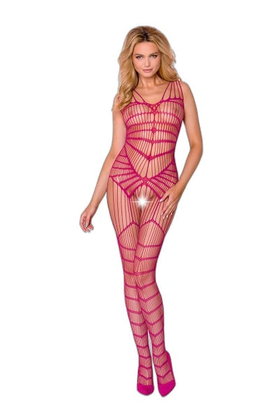 Combinaison Résille Fuchsia - Bodystocking Sexy Casmir