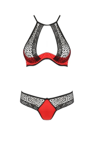 Ensemble Scarlet Bikini rouge - Passion, séduction en dentelle - 2