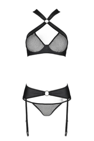 Ensemble Sexy Amanda - Soutien-gorge, Porte-jarretelles & String - 4 | Voyage Sensuel