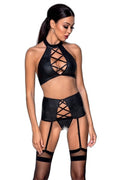 Ensemble Sexy Faux Cuir Nancy - Passion | Séduction Ultime - 1