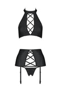 Ensemble Sexy Faux Cuir Nancy - Passion | Séduction Ultime - 2