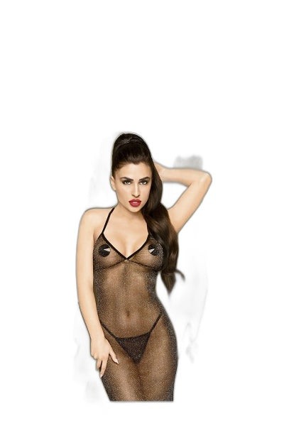 Robe Love on fire noire — Ensemble séduction Penthouse