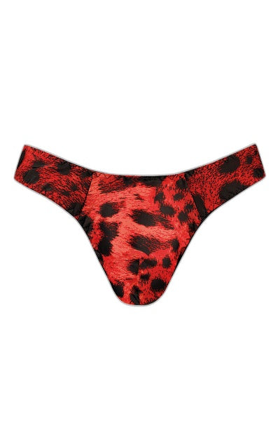 String Savage - Noir et Rouge | Séduction Masculine