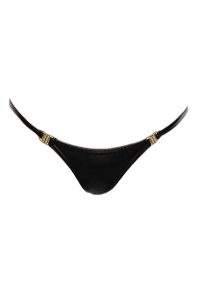 String Stripper Wetlook – Clips Dorés Détachables - 2 | Voyage Sensuel