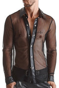 Chemise Cesare Transparente - Séduction Intense - 1